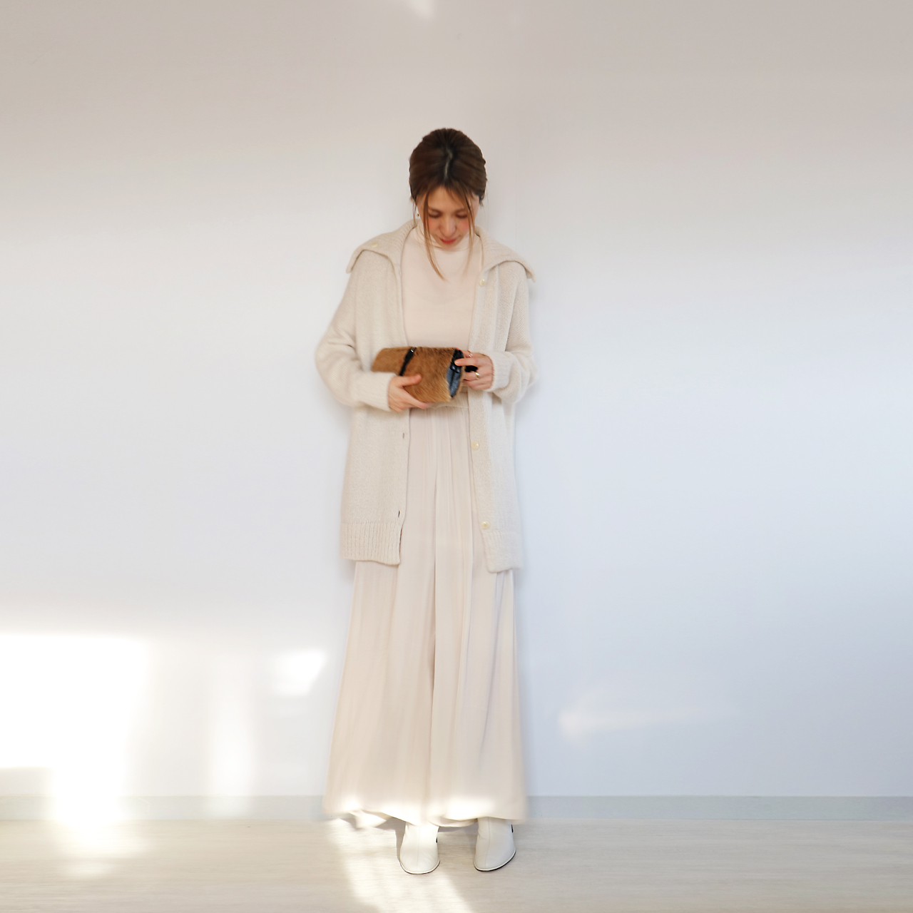 Kaitos[カイトス] ロング・カーディガン2 / ホワイト系1